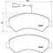 Pagid Brakes Ram Promaster 1500 16-14 Brake Pad Set-D, 355021281 355021281 - alternate 4